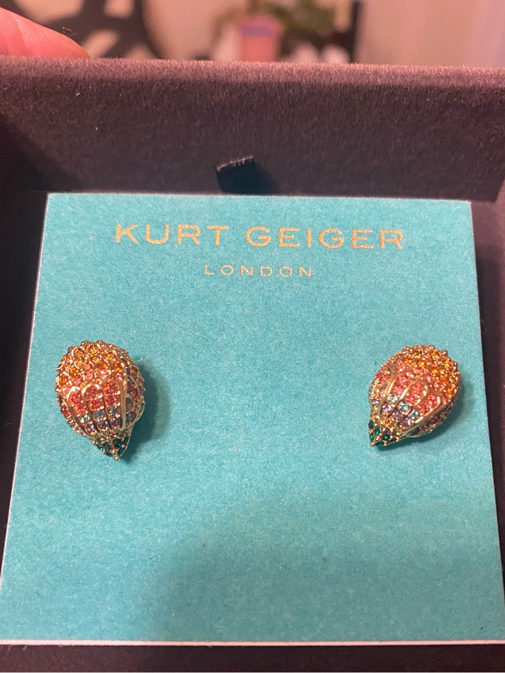 Kurt Geiger Crystal Eagle Earrings
